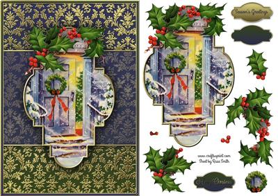 Snowy Door Quick Card