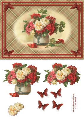 Vase of Flowers Card Front