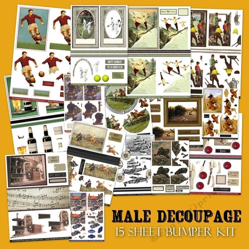 Male Decoupage Bumper Kit 2