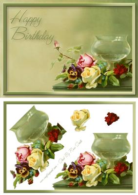 Flowers and Vase Card Front