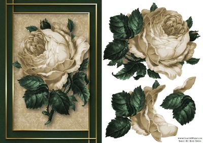 Golden Rose Card Front