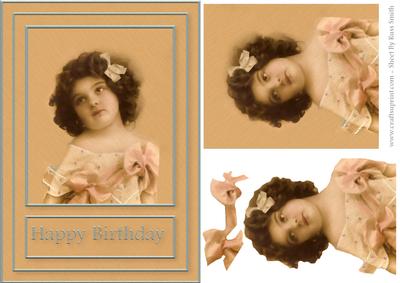 Girl Card Front