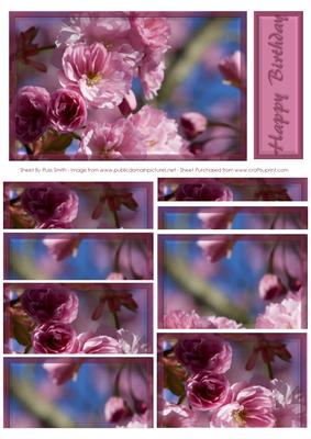 Japanese Flowers Side Stacker