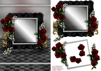 Rose Frame Card Front