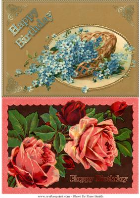 Floral Card Fronts