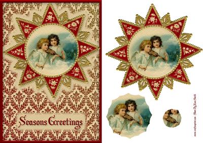 Christmas Star Card Front