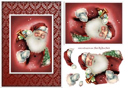 Santa Card Front