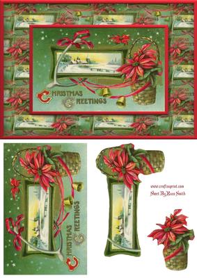 Poinsettia Card Front