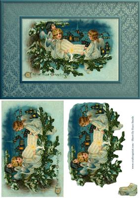Christmas Angels Card Front