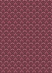 Black and Pink Vintage Swirls Backing