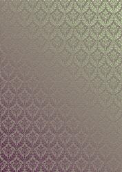 Purple & Green Damask