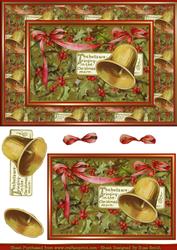 Bells & Holly Card Front
