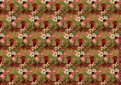 Cross & Flowers Backing