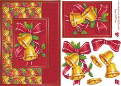Gold Bells Card Front