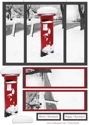Postbox in Snow Gatefold
