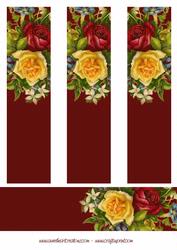 Vintage Roses Bookmarks