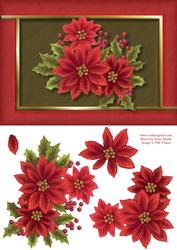 Pointsettias Quick Card