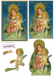 A Merry Christmas Decoupage