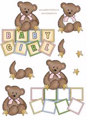 Baby Girl Teddy