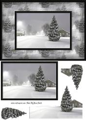 Snow Scene Quick Card