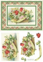 Basket of Flowers Quick Card