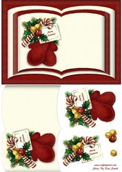 Christmas Gloves Book-style Sheet