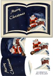 Santa Book-style Sheet