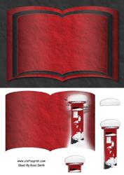 Christmas Postbox Book Sheet