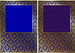 Gold Damask Card Fronts 1