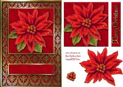 Poinsettia Quick Card