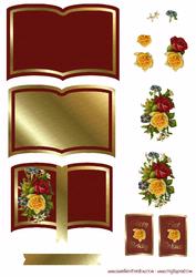 Victorian Roses Book Sheet