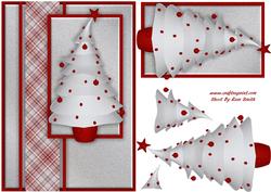 Modern Christmas Tree Quick Card