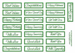 Green Greetings Sheet