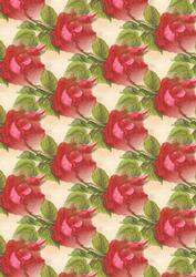 Red Flower Backing