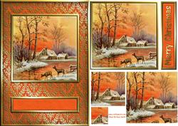Christmas Scene Card Front