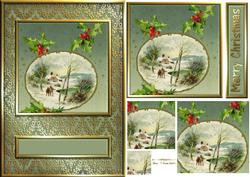 Christmas Scene Quick Card