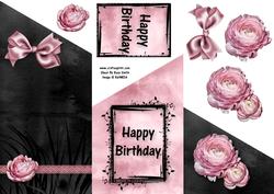 Pink Roses Cascade