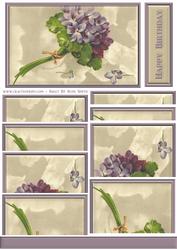 Purple Flower Side Stacker