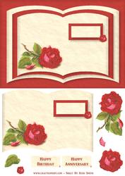 Red Rose Book Sheet
