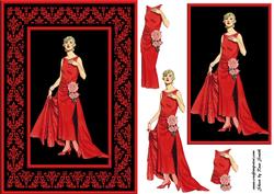 Vintage Lady 2 Quick Card