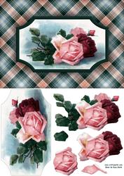 Pink & Red Roses Quick Card