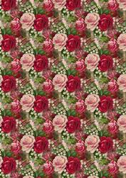 Romantic Vintage Roses Backing