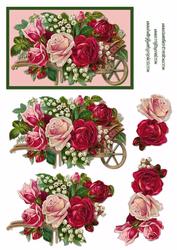 Romantic Vintage Roses Decoupage