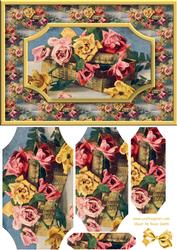 Basket of Roses Quick Card