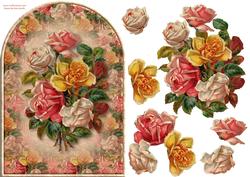 Bunch of Flowers Rounded Quick Card