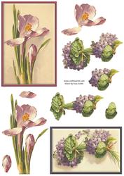 Purple Flowers Duodeco