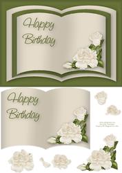 Birthday Roses Book Sheet