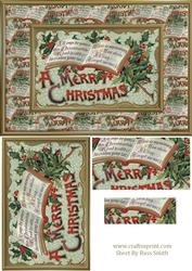 'a Merry Christmas' Quick Card
