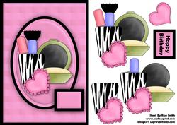 Girl's Cosmetics Quick Card