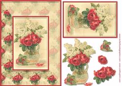 Red Rose Card Front